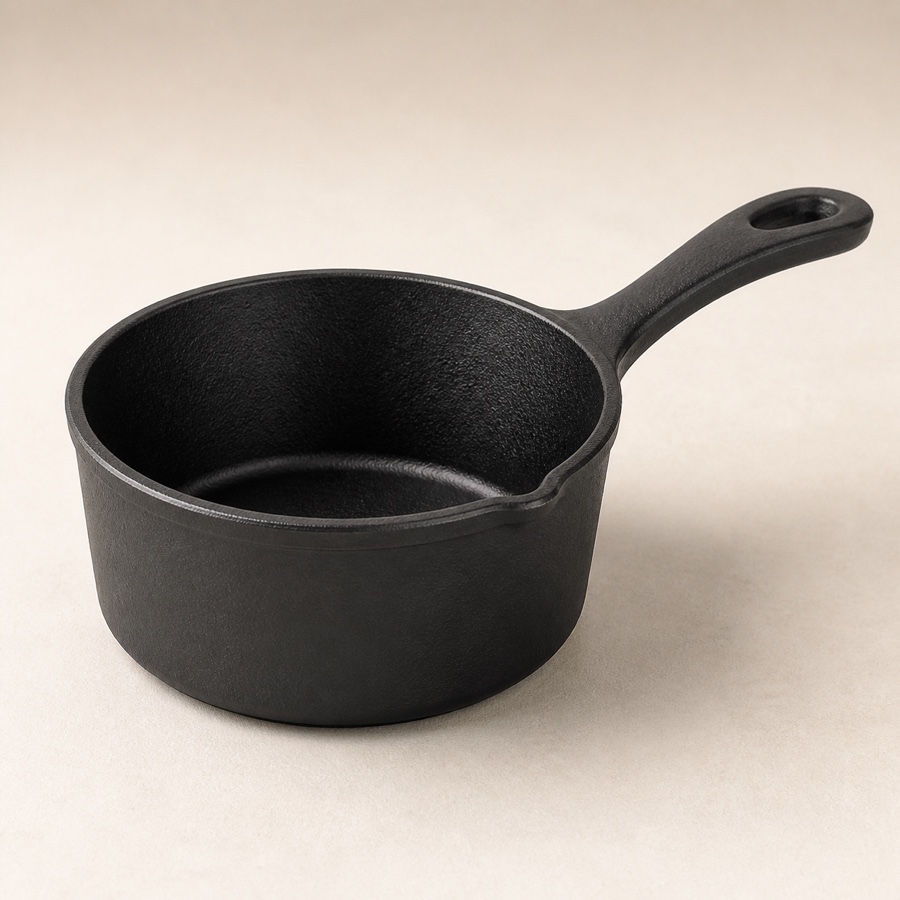 Kyyte Pre-Seasoned Cast Iron Sauce Pan 16 CM