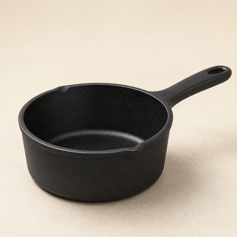 Kyyte Pre-Seasoned Cast Iron Sauce Pan 20 CM