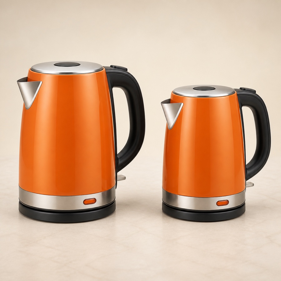 Orange Electric Kettle 1350W (1.8 Ltr)