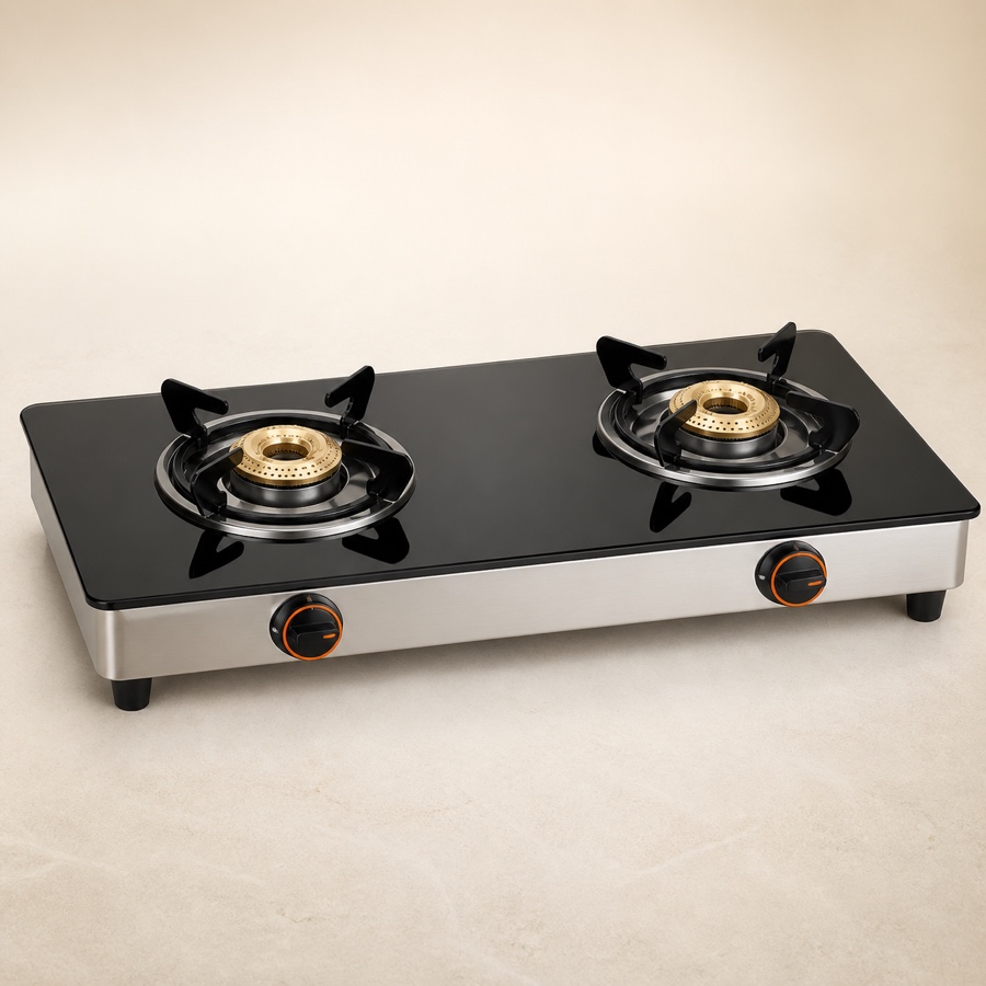 Orange Spectra 201 Smart 2 Burner LPG Gas Stove