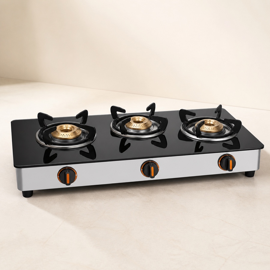 Orange Matiz 301 Jumbo 3 Burner LPG Gas Stove