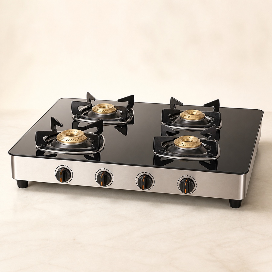 Orange Matiz 401 Jumbo 4 Burner LPG Gas Stove