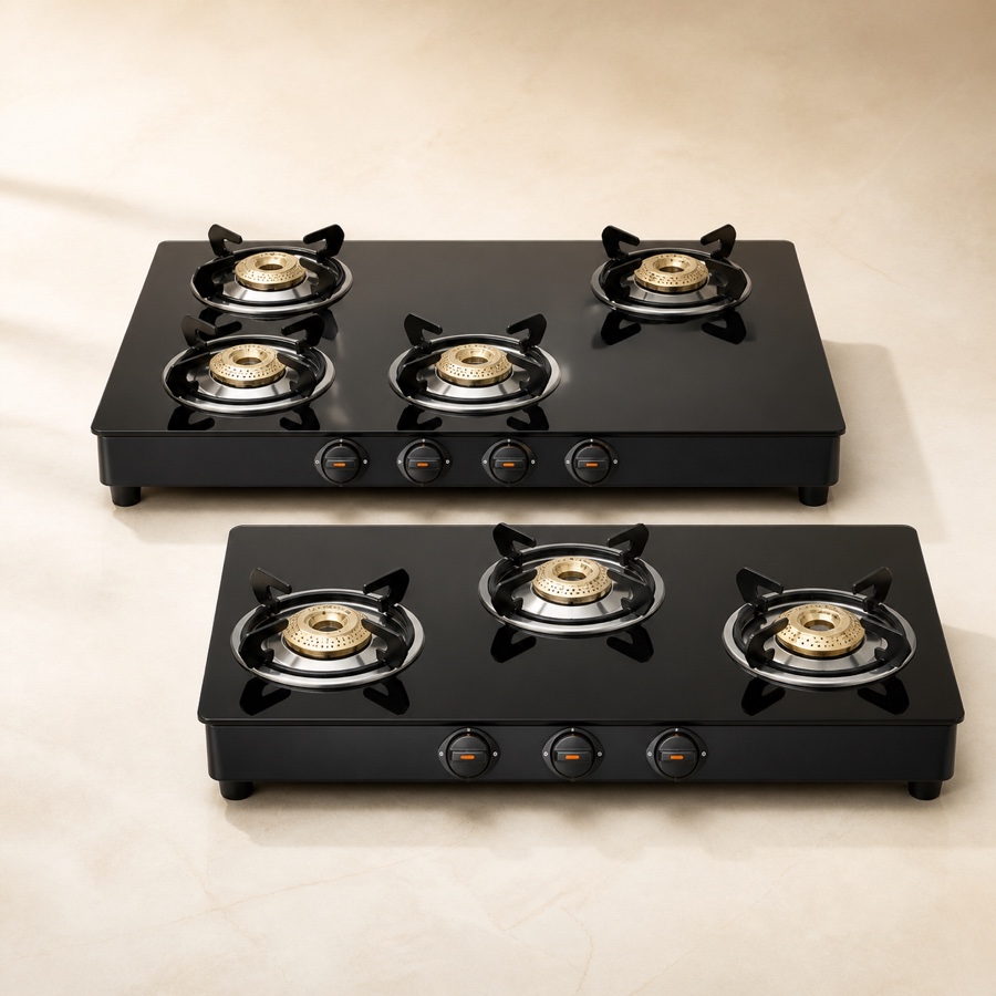 Orange Hobstar 301 Jumbo 3 Burner LPG Gas Stove