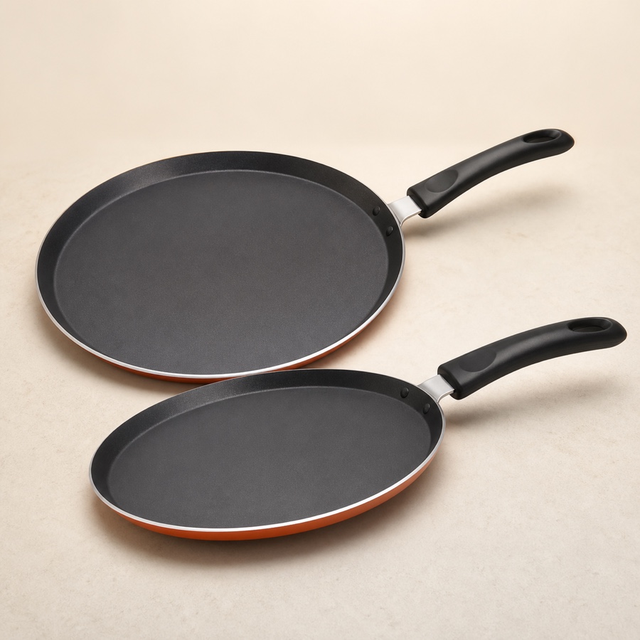 Orange Dosa Tawa Induction Base 275 mm