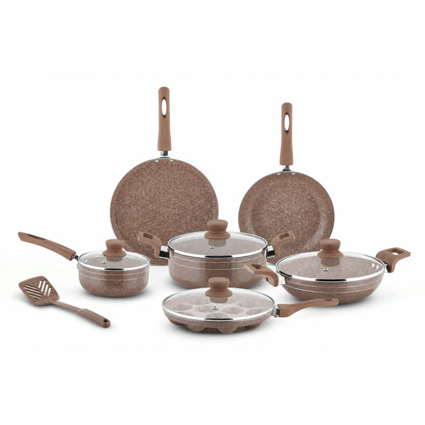 Orange 11 PCS Celebration Set with Marbonite Finish