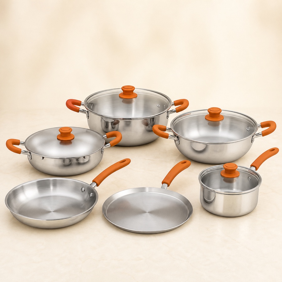 Orange Tasra Set (6 PCS)