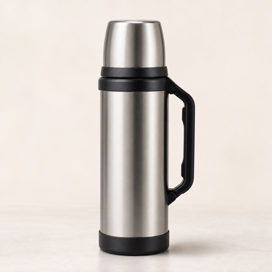 Warmeo Active Vacuum Insulated Steel Flask - 1000 ml