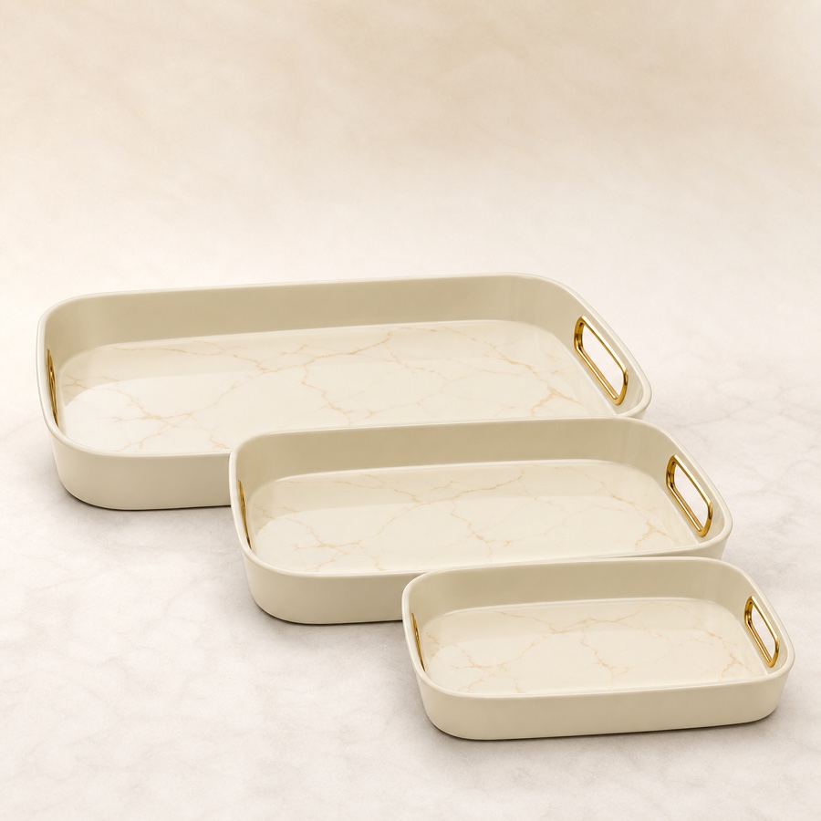 Warmeo Royal Serving Tray - 3 Pcs